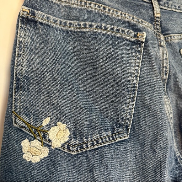 7 For All Mankind Floral Embroidered Denim Jeans - Picture 5 of 15